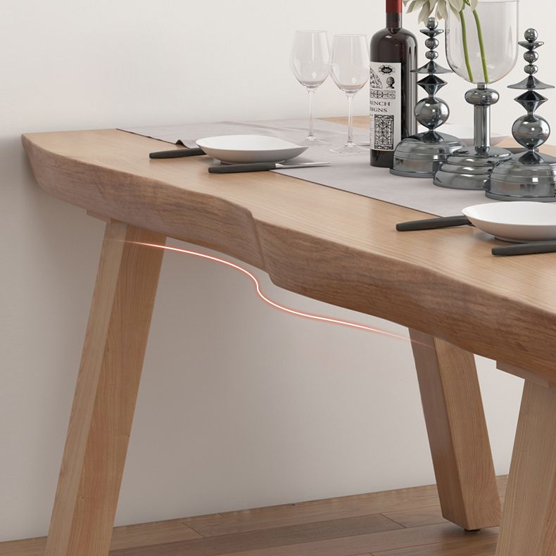 Juego de comedor moderno de 1/4/5/6 piezas, juego de mesa de comedor rectangular de madera de pino