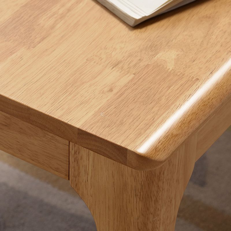 13.8" Wide Contemporary Seating Bench Solid Wood Rubberwood Bench Clearhalo 'Benches' 'Chairs & Seating' 'furn' 'furn_benches' 'Furniture' 'Living Room Furniture' 1200x1200_86c48a55-e382-43c9-82a8-51ac149f2a15