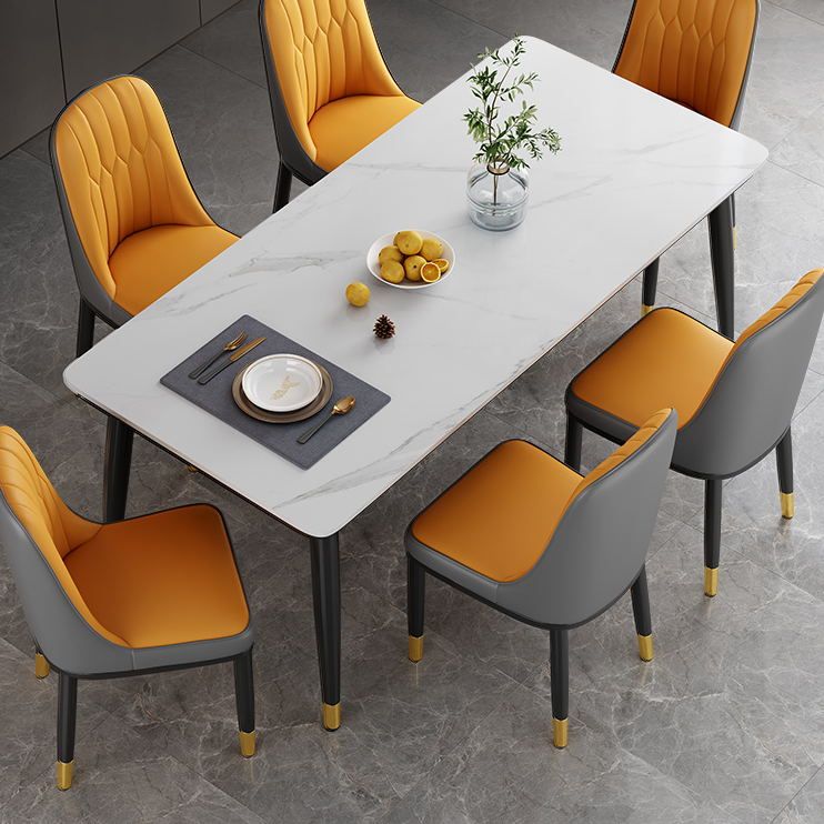 Industrial Standard Sintered Stone Table Rectangle Kitchen Dining Table with 4 Legs Base Clearhalo ' dining_table' 'Dining Tables & Seating' 'Dining Tables' 'furn' 'furn_dining_table' 'Furniture' 'furniture_dining_table' 'Kitchen & Dining Furniture' 'kitchen&dining_furn' 'kitchen' 'kitchen_dining_table' 1200x1200_86c59a88-c8b1-418a-9e33-cd83285e7795