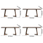 Modern Solid Wood Brown Dining Table Rectangle Shape Dining Table with Double Pedestal Bases Clearhalo ' dining_table' 'Dining Tables & Seating' 'Dining Tables' 'furn' 'furn_dining_table' 'Furniture' 'furniture_dining_table' 'Kitchen & Dining Furniture' 'kitchen&dining_furn' 'kitchen' 'kitchen_dining_table' 1200x1200_86c8ebe2-2f30-499f-a768-f9bd9b929cd2