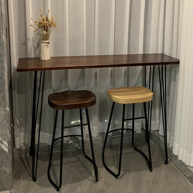 Modern Armless Counter Stool Iron Cafe Bar Stool with Seat and Pedal Clearhalo 'Bar Furniture' 'Bar Stools' 'bar_stools' 'furn' 'furn_bar_stools' 'Furniture' 'Kitchen & Dining Furniture' 1200x1200_86ca24df-b2d2-4fc2-ab51-7c67aeafa6db