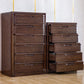 Brown 18.90" Wide Accent Chest Mid-Century Modern Wood Accent Chest Clearhalo 'Cabinets & Chests' 'cabinets_chests' 'furn' 'furn_cabinets_chests' 'Furniture' 'Living Room Furniture' 1200x1200_86caade6-bf86-4e18-843a-5219a640daf2