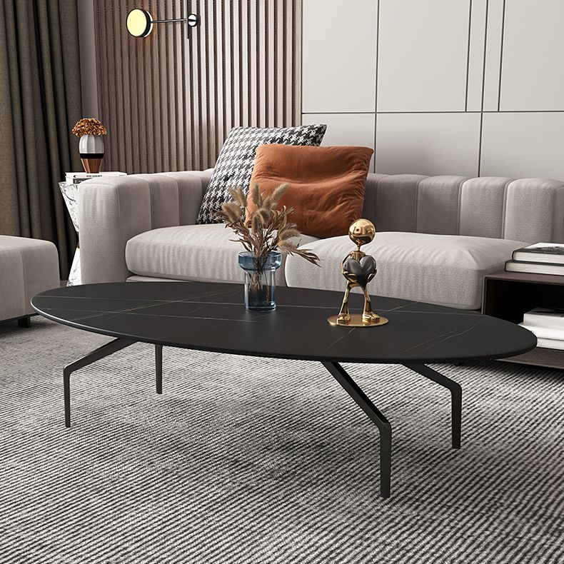 Glam Slate Coffee Cocktail Table 4 Legs Cocktail Table for Living Room Clearhalo 'Coffee & Accent Tables' 'Coffee Tables' 'coffee_tables' 'furn' 'furn_coffee_tables' 'Furniture' 'Living Room Furniture' 1200x1200_86cad04f-6d8c-4d51-87ba-0f6b5bc3bef7