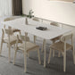 Contemporain 1/2/5/7 Pièces Ensemble de restauration Rectangle Table à manger en pierre pour cuisine