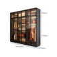 Modern Glass Wardrobe Cloth Rod Included Wardrobe Closet without Light Clearhalo 'Armoires & Wardrobes' 'armoires_wardrobes' 'Bedroom Furniture' 'furn' 'furn_armoires_wardrobes' 'Furniture' 1200x1200_86cb3a35-e32e-4c79-885f-4bd58eb60bed