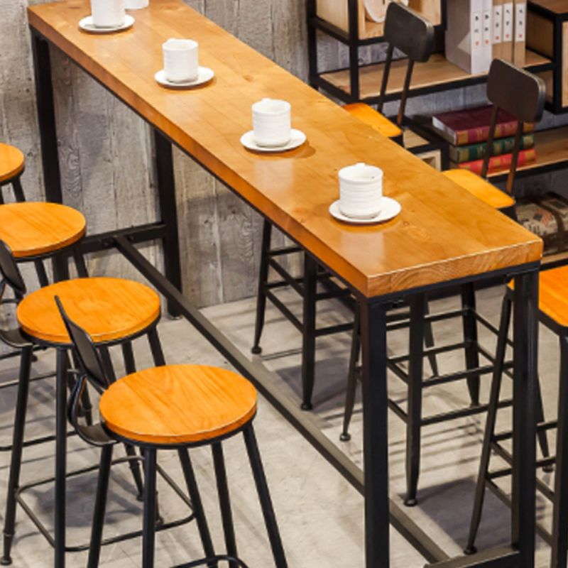 Coffee Shop 1/2/5/8 Pieces Table and Stool Set Rectangle Glam Pub Dining Set Clearhalo 'Bar Furniture' 'furn' 'furn_home_bar_bar_sets' 'Furniture' 'Home Bars & Bar Sets' 'home_bar_bar_sets' 'Kitchen & Dining Furniture' 1200x1200_86cbc8ff-8064-4ca9-b356-e3c55bb0f1f9