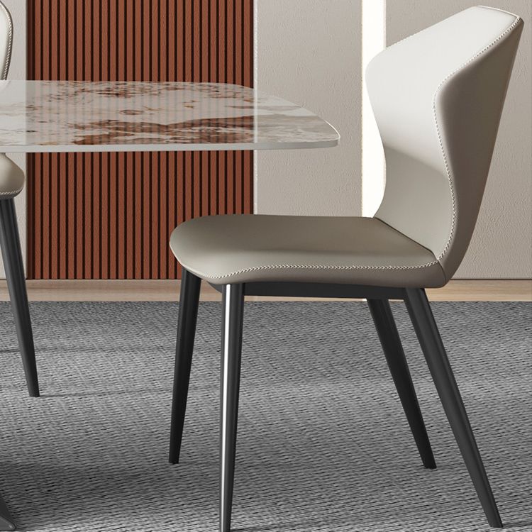 Modern Rectangle Sintered Stone Dining Table Set 1/4/5/6/7 Pieces Dining Set Clearhalo 'Dining Room Sets' 'Dining Tables & Seating' 'dining_room_set' 'furn' 'furn_dining_room_set' 'Furniture' 'Kitchen & Dining Furniture' 1200x1200_86cc69d3-9c40-4681-8df1-3a5170bc2210