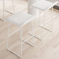 Scandinavian Leather Metal Counter Stools Low Back Bar Stools with Solid Wave Seat Clearhalo 'Bar Furniture' 'Bar Stools' 'bar_stools' 'furn' 'furn_bar_stools' 'Furniture' 'furniture_bar_stools' 'Kitchen & Dining Furniture' 1200x1200_86cd5d96-db21-41e4-ad78-c739092f7dc4