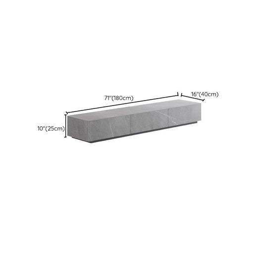 Stone Media Console Contemporary Gray TV Stand Console with Drawers Clearhalo 'furn' 'furn_tv_stands_entertainment_centers' 'Furniture' 'Living Room Furniture' 'TV Stands & Entertainment Centers' 'TV Stands & Media Storage Furniture' 'tv_stands_entertainment_centers' 1200x1200_86cf2510-9d25-4304-888b-3577ce9b2782