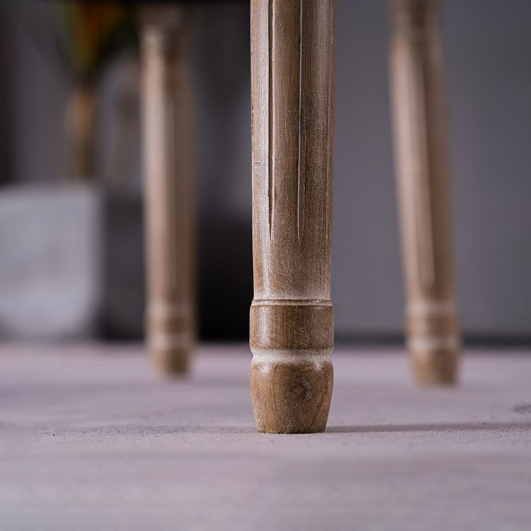 Upholstered Armless Dining Chairs King Louis Back Side Chair with Wood Legs Clearhalo ' kitchen&dining_furn' 'Dining Chairs' 'Dining Tables & Seating' 'dining_chair' 'furn' 'furn_dining_chair' 'Furniture' 'furniture_dining_chair' 'Kitchen & Dining Furniture' 'kitchen' 1200x1200_86cf30c1-477b-4fbe-a47b-5356c3bda20a