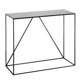 Iron Rectangle Console Table 1-shelf 29.53" Tall Accent Table for Hall Clearhalo 'Console Tables' 'console_tables' 'Entry & Mudroom Furniture' 'furn' 'furn_console_tables' 'Furniture' 1200x1200_86cfbc0d-d014-4745-b891-60a43ae08cff