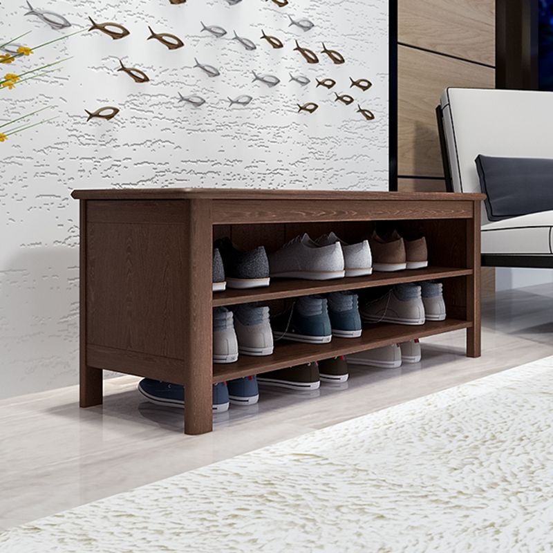 13.8" Wide Modern Entryway Bench Solid Wood Entryway Bench Seating Bench Clearhalo 'Benches' 'Chairs & Seating' 'furn' 'furn_benches' 'Furniture' 'Living Room Furniture' 1200x1200_86d187f6-cb41-4c6c-a919-cccc63795360