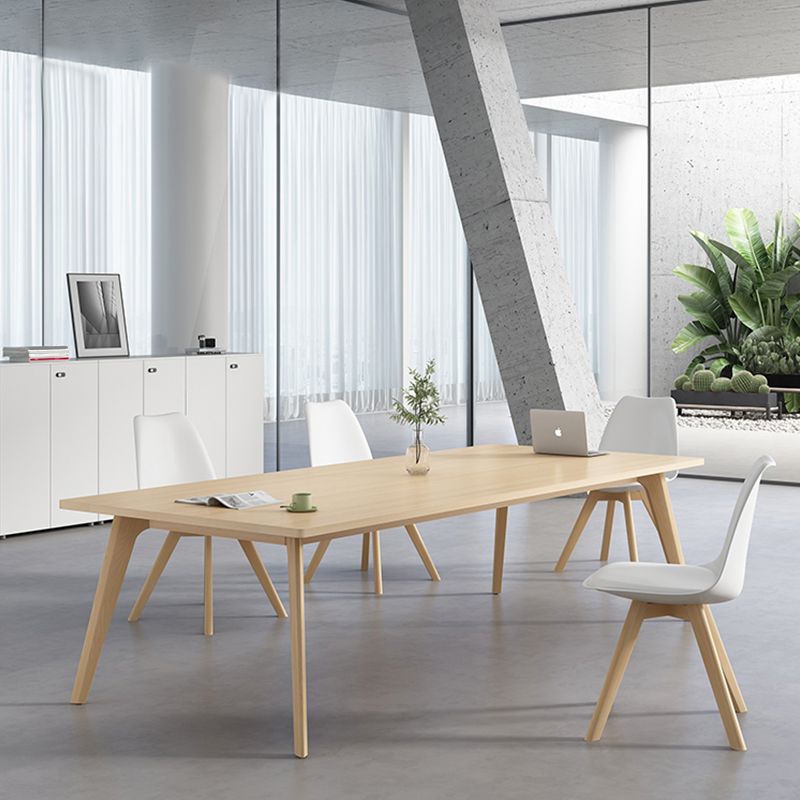 Rectangle Dinette Table Simplicity Style Dining Room Furniture with 4 Legs Clearhalo ' dining_table' 'Dining Tables & Seating' 'Dining Tables' 'furn' 'furn_dining_table' 'Furniture' 'furniture_dining_table' 'Kitchen & Dining Furniture' 'kitchen&dining_furn' 'kitchen' 'kitchen_dining_table' 1200x1200_86d39612-e6d8-4a2b-a23f-11ccb1e18420