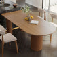Contemporary Dining Table Solid Wood Table with 3 Legs for Dining Room Clearhalo ' dining_table' 'Dining Tables & Seating' 'Dining Tables' 'Furniture' 'furniture_dining_table' 'Kitchen & Dining Furniture' 'kitchen&dining_furn' 'kitchen' 'kitchen_dining_table' 1200x1200_86d42b16-d037-4ef9-90f2-902bd73f86b7