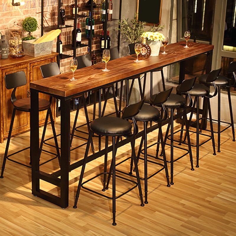 1/6/11 Pieces Bar Stool and Table Set Industrial Pub Dining Set Clearhalo 'Bar Furniture' 'furn' 'furn_home_bar_bar_sets' 'Furniture' 'Home Bars & Bar Sets' 'home_bar_bar_sets' 'Kitchen & Dining Furniture' 1200x1200_86d6ccd6-66bb-40b8-af16-d03dc0da5768