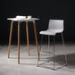 Faux Leathe Dining Stools Contemporary Bar Stools with Black Metal Base