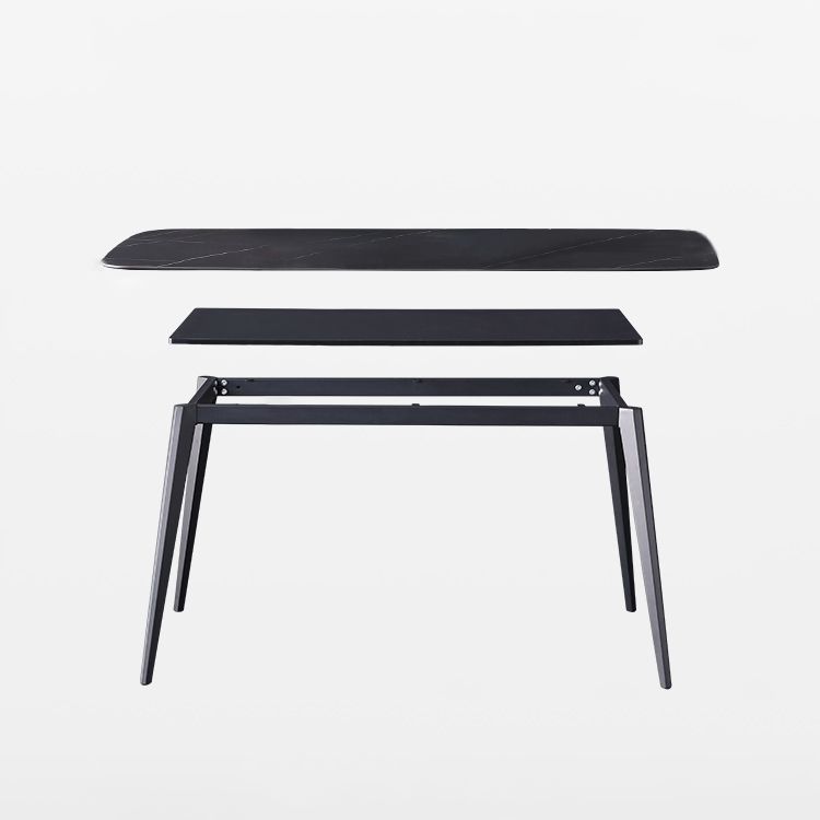 Modern Kitchen Sintered Stone Furniture with Standard Height Compact Dining¬†Room¬†Table¬†Set Clearhalo 'Dining Room Sets' 'Dining Tables & Seating' 'dining_room_set' 'furn' 'furn_dining_room_set' 'Furniture' 'furniture_dining_room_set' 'Kitchen & Dining Furniture' 'kitchen&dining_furn' 'kitchen' 1200x1200_86def28d-5a9b-43a9-ac39-be71560186b4