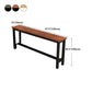 Indoor Wood Trestle Hall/Pub Table Rectangle Footrest Counter Height Dining Table Clearhalo 'Bar Furniture' 'Bar Tables' 'bar_tables' 'furn' 'furn_bar_tables' 'Furniture' 'furniture_bar_tables' 'Kitchen & Dining Furniture' 1200x1200_86df433c-44ce-41fe-b30a-60e2d07ad855