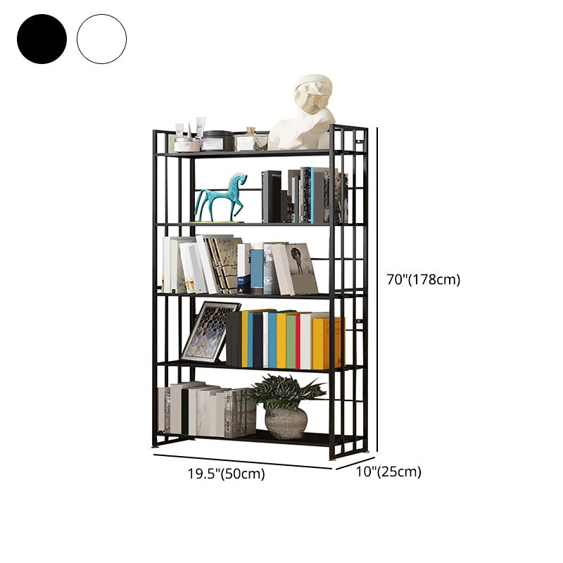 9.84"W Bookshelf Contemporary Style Open Back Bookcase for Home Office Clearhalo 'Bookcases' 'furn' 'furn_bookcases' 'Furniture' 'furniture_bookcases' 'Office Furniture' 1200x1200_86e3f4a8-f20f-4bdc-8935-fa24c3cfbdcc