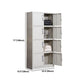 Contemporary Style Home Wardrobe Metal Wardrobe Closet with Locks