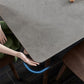 Brown Rectangular Sintered Stone Dining Table Modern Furniture with 4 Legs Wood Base Clearhalo 'Dining Tables & Seating' 'Dining Tables' 'dining_table' 'furn' 'furn_dining_table' 'Furniture' 'furniture_dining_table' 'Kitchen & Dining Furniture' 'kitchen' 'kitchen_dining_table' 1200x1200_86e5c5f3-61d1-4dcd-9878-44a70743084e