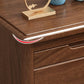 20 Inch H Bed Nightstand Solid Wood 2-Drawer Modern Brown Night Table