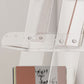 Ladder Open Back Bookshelf Acrylic Scandinavian Bookcase with Shelves