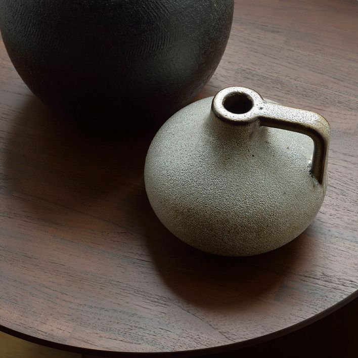 Scandinavian End Table Solid Wood Abstract Base Round Top Side Table Clearhalo 'Coffee & Accent Tables' 'End & Side Tables' 'end_side_tables' 'furn' 'furn_end_side_tables' 'Furniture' 'Living Room Furniture' 1200x1200_86eda4e3-e3f1-49b4-8ced-5291e0141e00