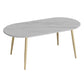Contemporary Oval Dining Table Sintered Stone Dining Table with 4 Metal Legs for Dining Room Clearhalo ' dining_table' 'Dining Tables & Seating' 'Dining Tables' 'Furniture' 'furniture_dining_table' 'Kitchen & Dining Furniture' 'kitchen&dining_furn' 'kitchen' 'kitchen_dining_table' 1200x1200_86eed89d-f668-4b07-b6e2-352c89c0427c