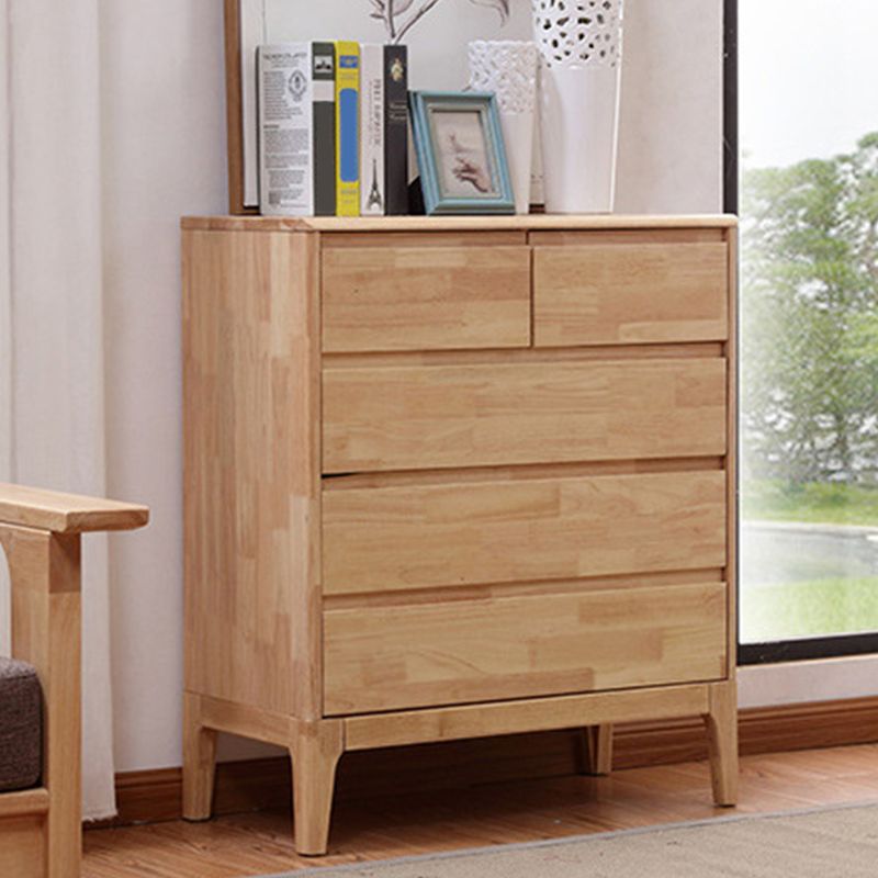 Contemporary Chest Squared Legs Solid Wood Grooves with Drawer Accent Chest Clearhalo 'Cabinets & Chests' 'cabinets_chests' 'furn' 'furn_cabinets_chests' 'Furniture' 'Living Room Furniture' 1200x1200_86f21b51-18af-478a-b057-bca7ac6872d8
