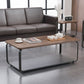 Table basse Frame/Frame Table basse rectangulaire moderne en MDF 18''H