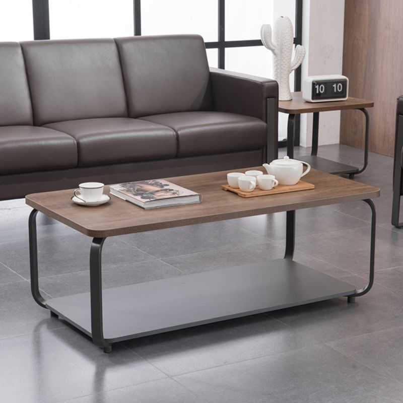 Table basse Frame/Frame Table basse rectangulaire moderne en MDF 18''H