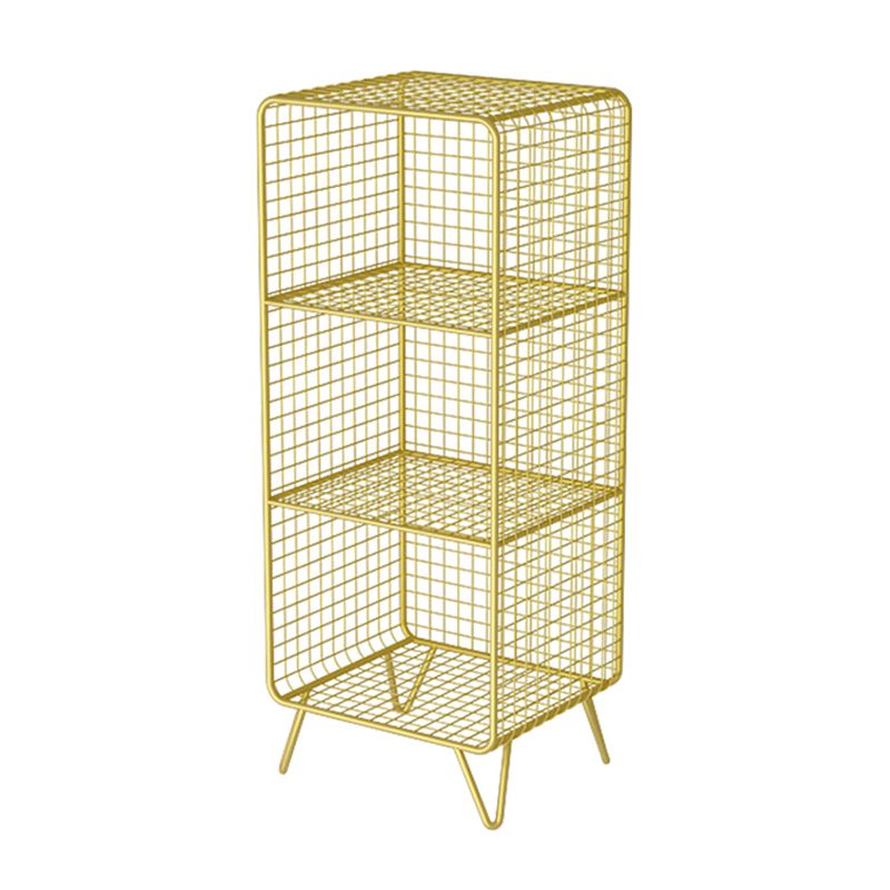 Glam Style Bookshelf Metal Standard Shelf Bookcase for Home Use Clearhalo 'Bookcases' 'furn' 'furn_bookcases' 'Furniture' 'furniture_bookcases' 'Office Furniture' 1200x1200_86f35e0b-d973-4849-8ed3-7bd5e230d2f6