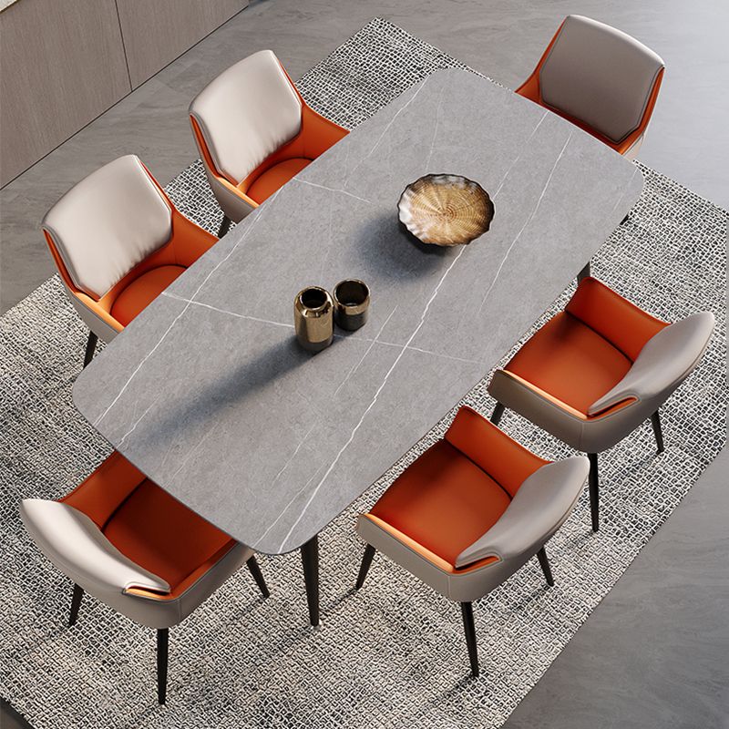 Home Contemporary Arm Chair Parsons Back Metal Dining Room Chair with Cushion Clearhalo ' kitchen&dining_furn' 'Dining Chairs' 'Dining Tables & Seating' 'dining_chair' 'furn' 'furn_dining_chair' 'Furniture' 'furniture_dining_chair' 'Kitchen & Dining Furniture' 'kitchen' 1200x1200_86f43f47-f259-4630-bb55-2771f351ce8b