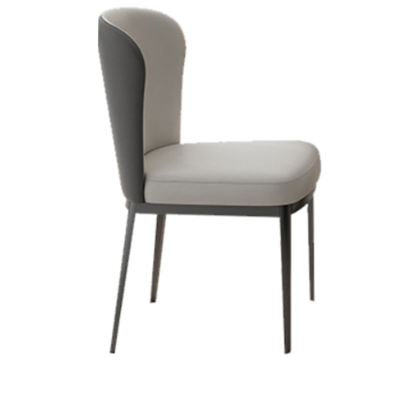 Moderne eetgelegenheid 1/7 pc's marmer eettafel en gestoffeerde stoelen