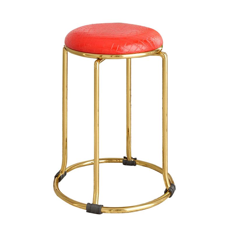 Modern Leather Standard Round Pure Color Standard for Home Decor Clearhalo 'furn' 'furn_ottomans_poufs' 'Furniture' 'Living Room Furniture' 'Ottomans & Poufs' 'ottomans_poufs' 1200x1200_86f84606-cf0a-444f-ac17-576494125ac2