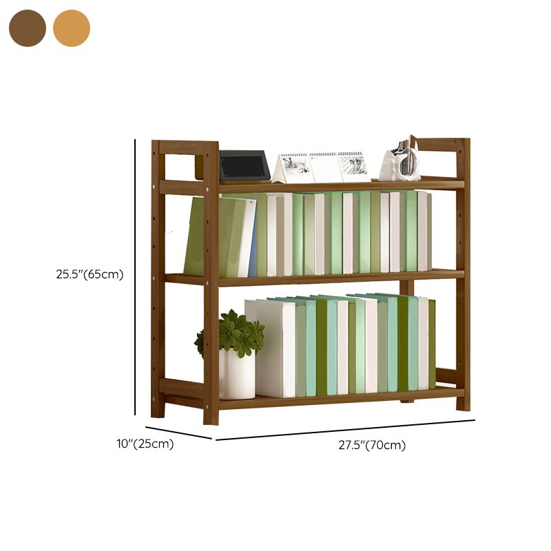 Etagere Contemporary Bookshelf Vertical Open Bamboo Shelf Bookcase for Home Clearhalo 'Bookcases' 'furn' 'furn_bookcases' 'Furniture' 'Office Furniture' 1200x1200_86fa242b-e112-41d6-9334-25c48f305490