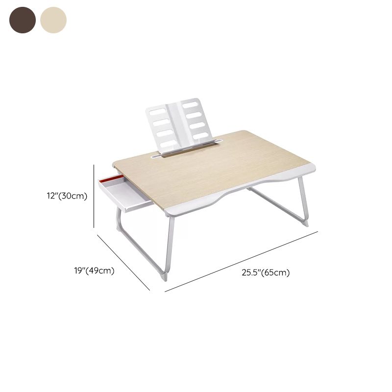 Zeitgenössischer gebogener Büro -Schreibtisch Schlittenschreiber mit Metallbeinen