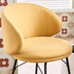 Modern Style Upholstered Counter Stool Low Back Bar Stool for Living Room