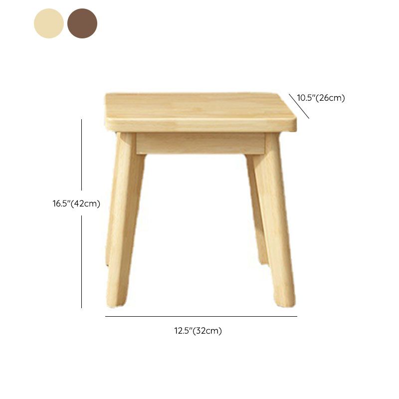 Set di vanità in legno con sgabelli e specchio 4 cassetti comò moderno stile