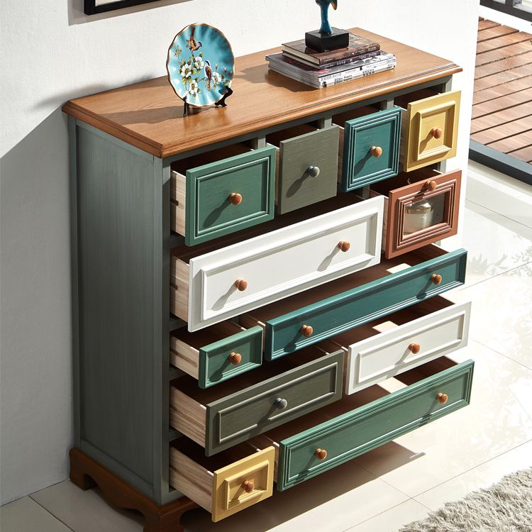 Bedroom Wooden Storage Chest Retro Storage Chest Dresser with Multi Drawers Clearhalo 'Bedroom Furniture' 'Dressers & Chests' 'dressers_chests' 'furn' 'furn_dressers_chests' 'Furniture' 1200x1200_86feee01-529d-4b59-ba4a-b94be9f223b4