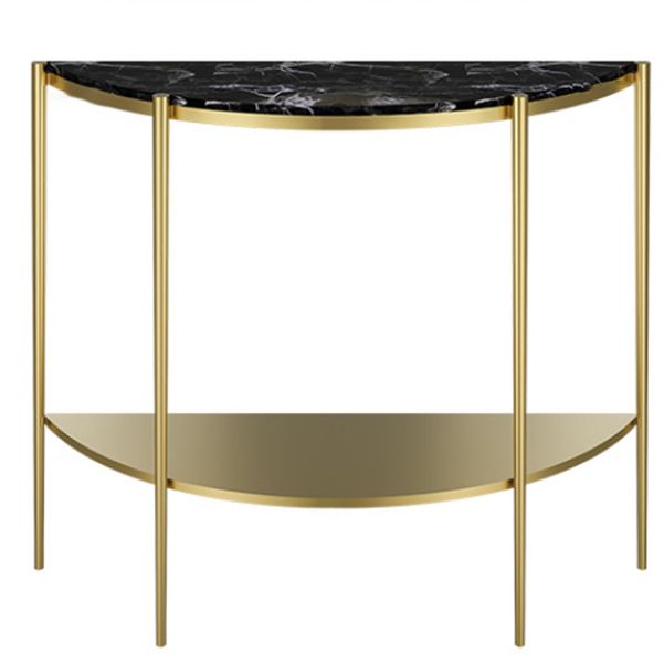 Tavolo di accento della console contemporanea con console di divani a mezza luna antico