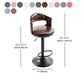Modern Backrest Liftable Stool Iron Household Bar Stool with Cushion and Pedal Clearhalo 'Bar Furniture' 'Bar Stools' 'bar_stools' 'furn' 'furn_bar_stools' 'furniture_bar_stools' 'Kitchen & Dining Furniture' 'kitchen&dining_furn' 'kitchen' 'kitchen_furn' Furniture' 1200x1200_86ffed71-9125-474a-b269-c0d1e16b6fd9