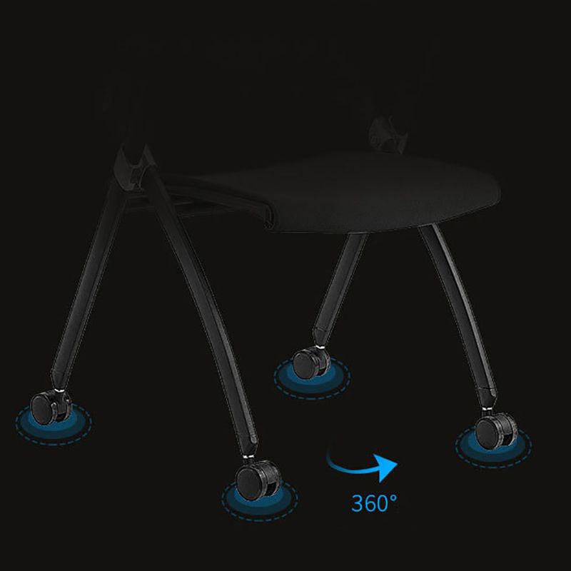 Sedia conferenza moderna con sedia da ufficio a telaio in metallo medio