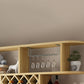 Wood Wall Mounted Modern Wine Rack Wine Stemware Holder for Home Clearhalo 'furn' 'furn_wine_racks' 'Furniture' 'Kitchen & Dining Furniture' 'Wine Racks' 'wine_racks' 1200x1200_87020956-51a2-47ae-a85c-2ba282e893a1