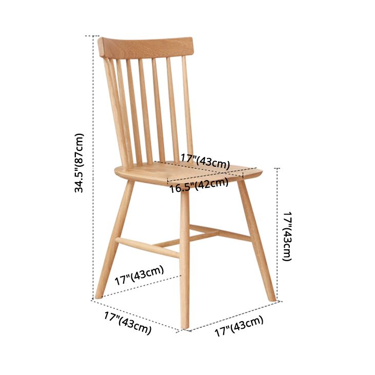 Modern Kitchen Wood Square Dining Chair Windsor Back Side Chair for Home Use Clearhalo ' kitchen&dining_furn' 'Dining Chairs' 'Dining Tables & Seating' 'dining_chair' 'Furniture' 'furniture_dining_chair' 'Kitchen & Dining Furniture' 'kitchen' 1200x1200_87021d6a-5edd-47f7-9825-bccf03528d52