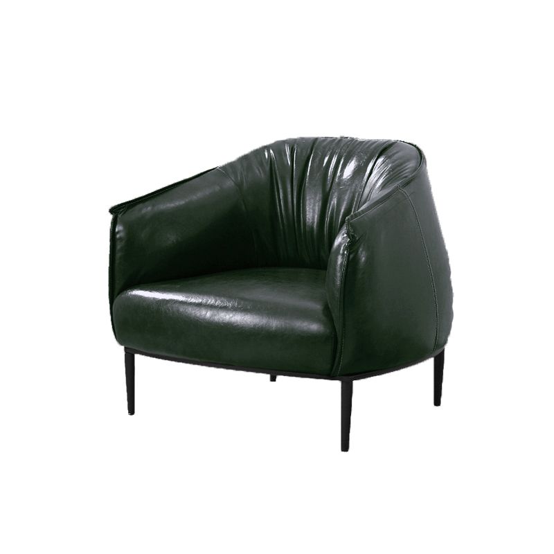 Faux Leather Chair32.6" L x 31.8" W x 29.9" H Arms Included Chair for Bedroom Clearhalo 'Accent Chairs' 'accent_chairs' 'Chairs & Seating' 'Furniture' 'furniture_accent_chairs' 'Living Room Furniture' 1200x1200_8702b27f-bb5b-4907-8d4c-84d5e7fe78fe