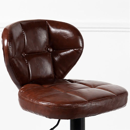 Nordic Leather Seats Barstool Rotating Lifting Bar Stool for Indoor, 1 Piece Clearhalo 'Bar Furniture' 'Bar Stools' 'bar_stools' 'furniture_bar_stools' 'Kitchen & Dining Furniture' 'kitchen&dining_furn' 'kitchen' 'kitchen_furn' Furniture' 1200x1200_8703a7af-8487-42ec-8e6b-7a0162b4a020