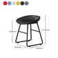 Contemporary Bucket Counter Bar Stool Armless Plastic Bar Stool with Footrest, Iron Base Clearhalo 'Bar Furniture' 'Bar Stools' 'bar_stools' 'furn' 'furn_bar_stools' 'furniture_bar_stools' 'Kitchen & Dining Furniture' 'kitchen&dining_furn' 'kitchen' 'kitchen_furn' Furniture' 1200x1200_8705ce57-badb-4574-8f77-55a675cf0d74