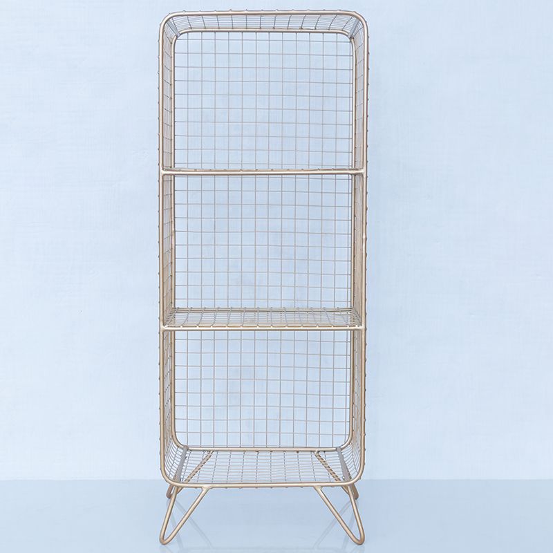 Metal Ladder Shelf Bookcase Glam Vertical Closed Back Book Shelf Clearhalo 'Bookcases' 'furn' 'furn_bookcases' 'Furniture' 'Office Furniture' 1200x1200_87063961-e5f8-4f70-907d-c6bf63dedc8d